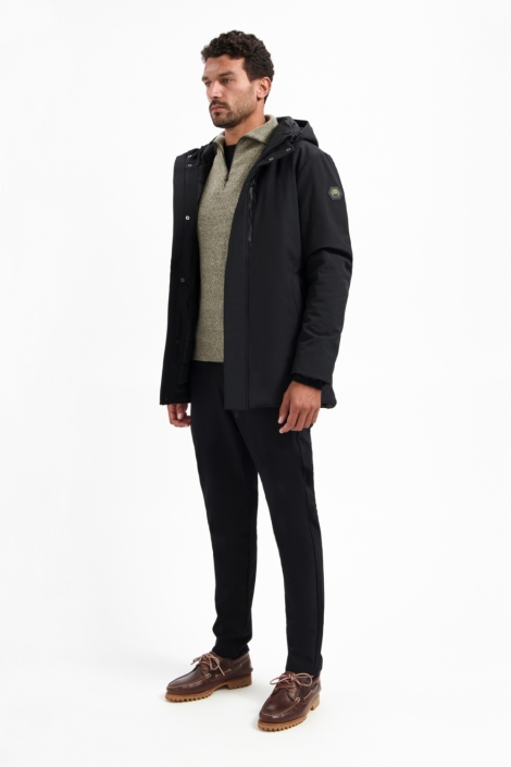 NO-EXCESS zwarte heren jas | Model