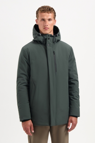 NO-EXCESS jacket long soft shell Groen