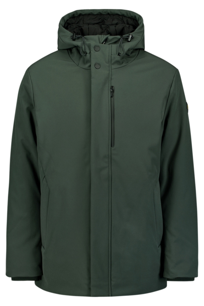 NO-EXCESS groene heren jas | Vooraanzicht