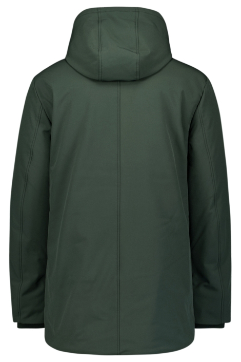 NO-EXCESS groene heren jas | Achteraanzicht