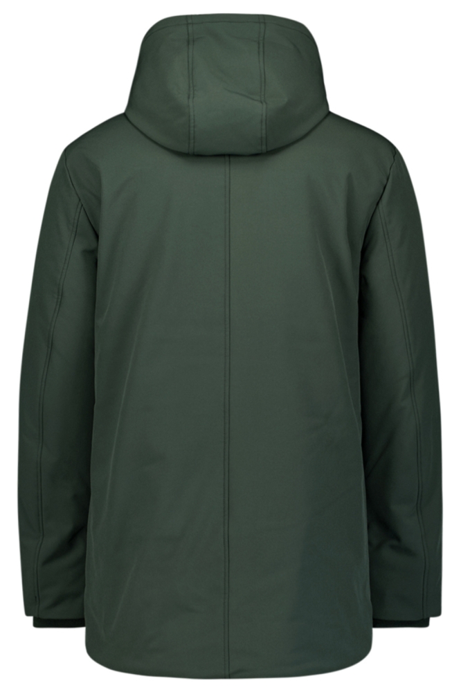 NO-EXCESS groene heren jas | Achteraanzicht