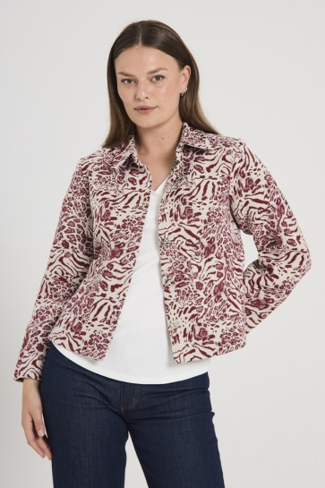 Freequent FQJADY JACKET 206749 MOONBEAM W. PORT ROYAL