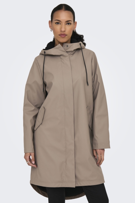 Only camel dames jas | Model vooraanzicht