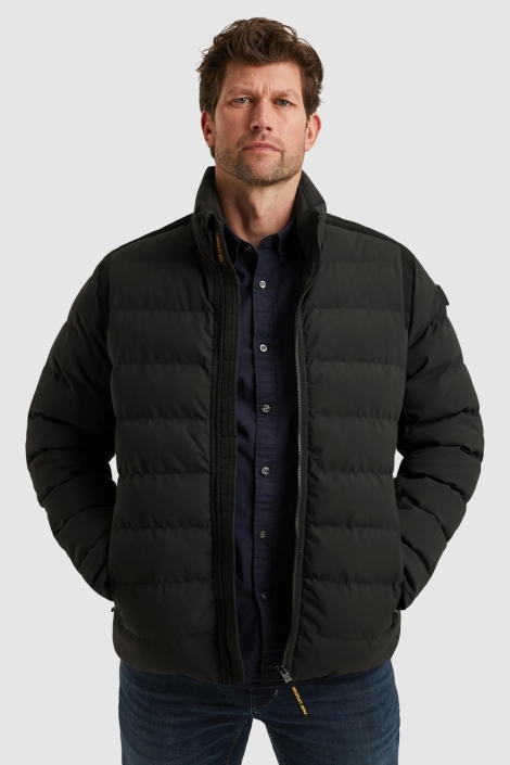 PME legend zwarte heren jas | Model vooraanzicht