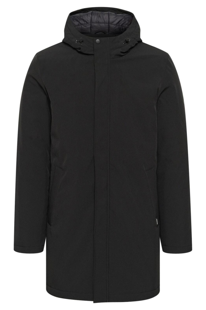 Matinique zwarte heren jas | Vooraanzicht