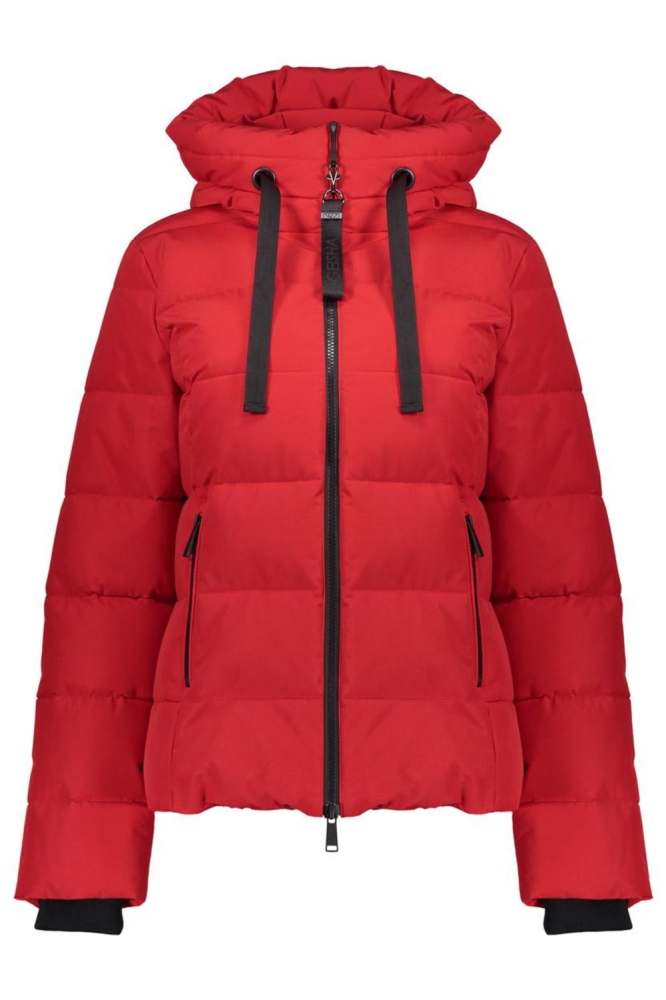 Geisha rode dames jas | Vooraanzicht