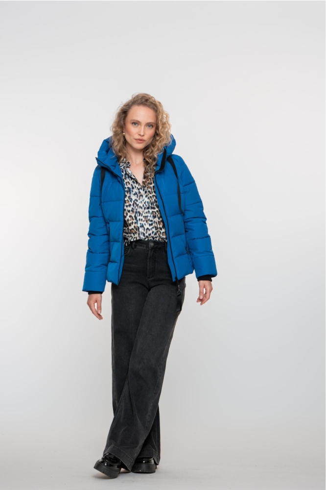 Geisha blauwe dames jas | Model