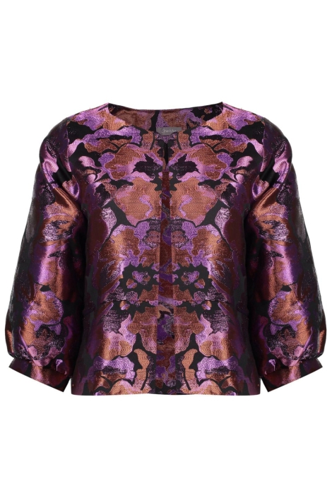 Geisha paarse dames blazer | Vooraanzicht