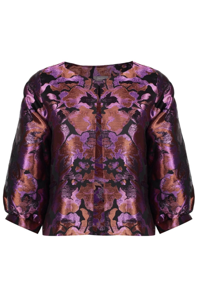 Geisha paarse dames blazer | Vooraanzicht