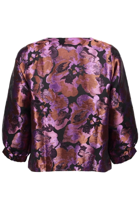 Geisha paarse dames blazer | Achteraanzicht