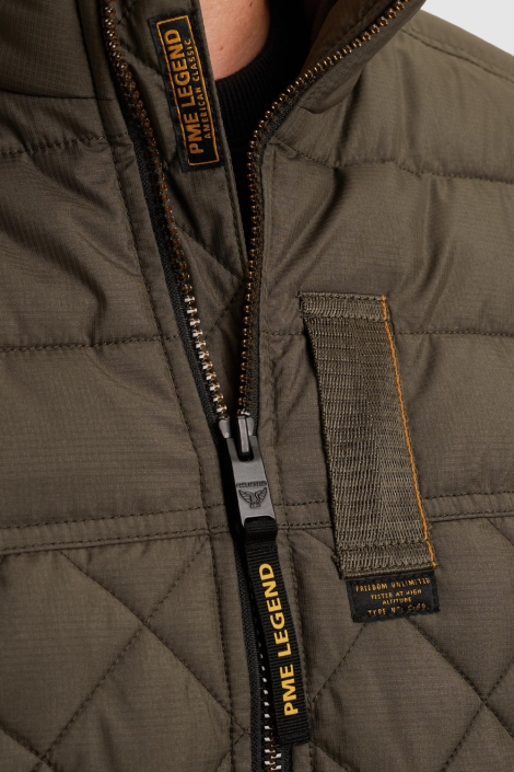 PME legend groene heren jas | Close up