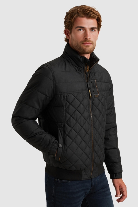 PME legend zwarte heren jas | Model zijaanzicht