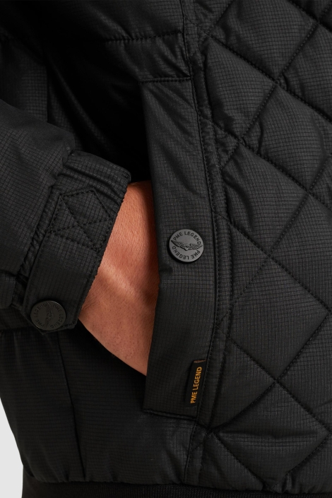 PME legend zwarte heren jas | Close up