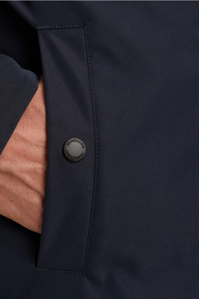 Vanguard blauwe heren jas | Kleurstaal
