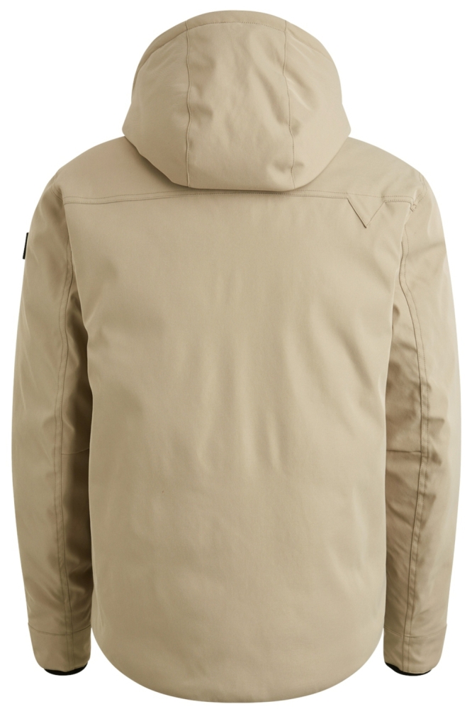 Vanguard beige heren jas | Achteraanzicht