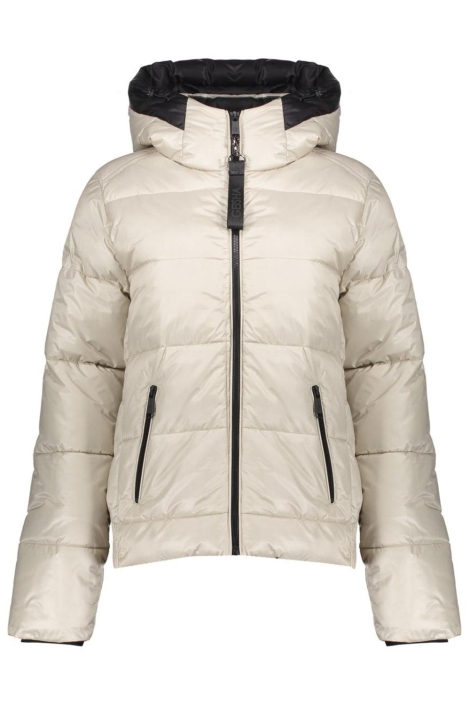 Geisha ecru dames jas | Vooraanzicht