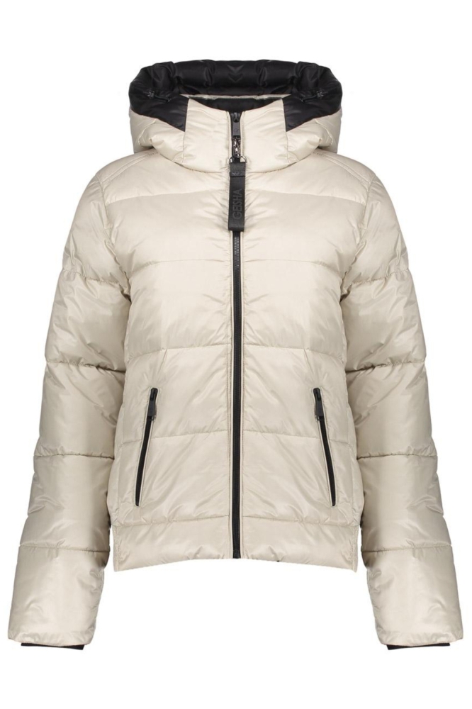 Geisha ecru dames jas | Vooraanzicht