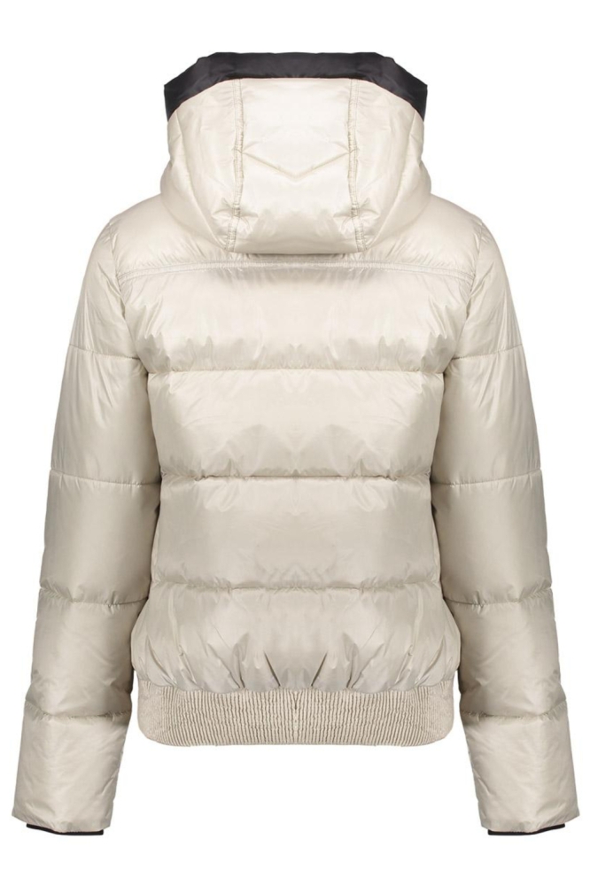 Geisha ecru dames jas | Achteraanzicht