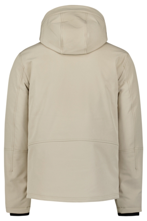 NO-EXCESS beige heren jas | Achteraanzicht