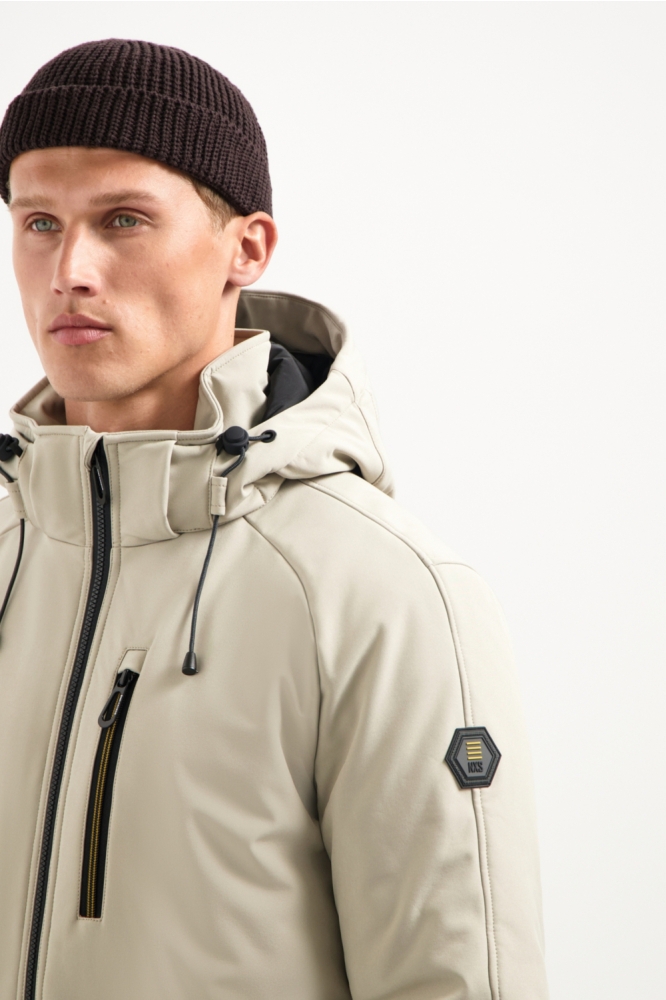 NO-EXCESS beige heren jas | Unique Selling Point