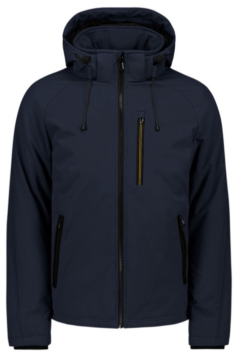 NO-EXCESS blauwe heren jas | Vooraanzicht