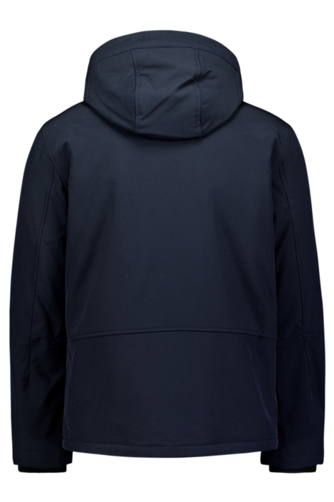 NO-EXCESS blauwe heren jas | Achteraanzicht