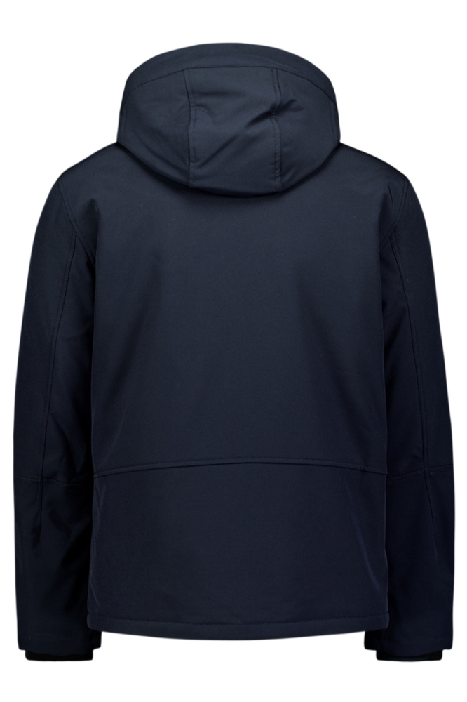 NO-EXCESS blauwe heren jas | Achteraanzicht