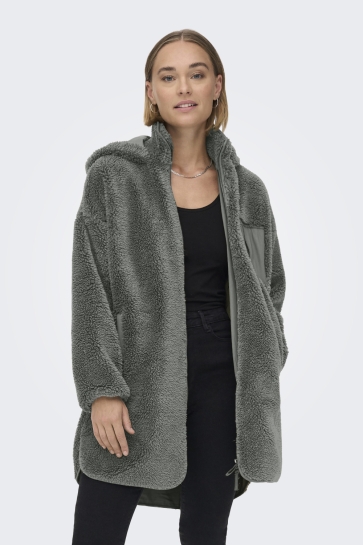 Only ONLSASCHA SHERPA JACKET LIFE OTW NO 15230461 castor gray