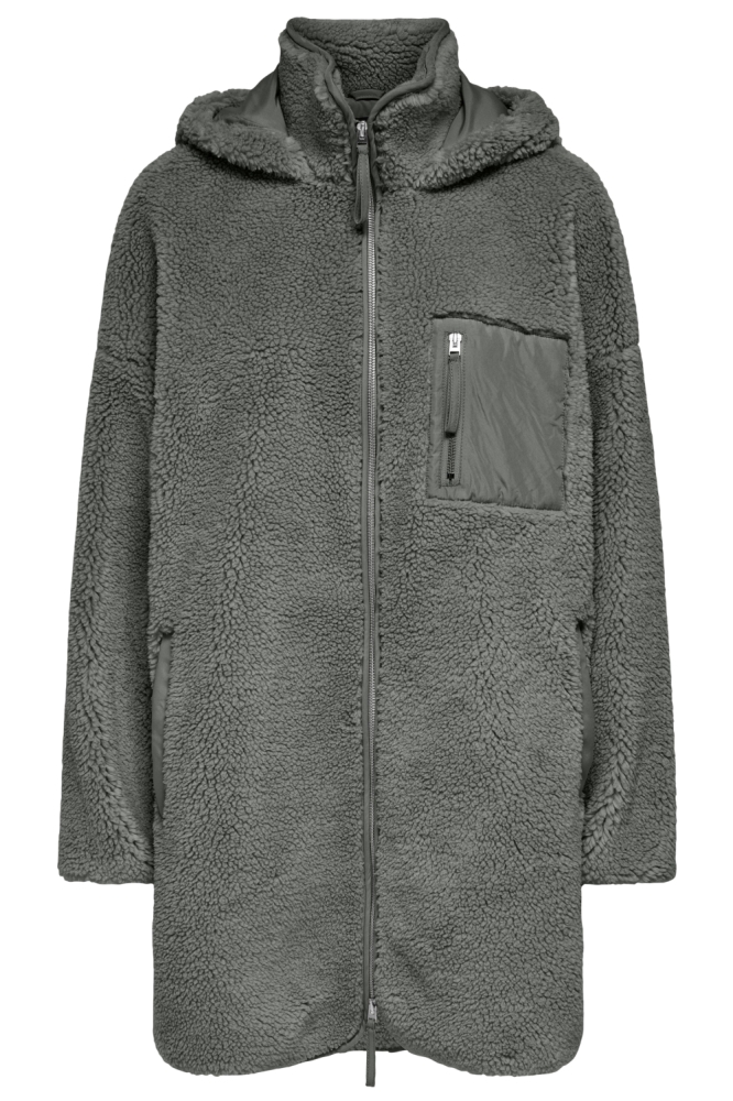 Only groene dames jas | Vooraanzicht