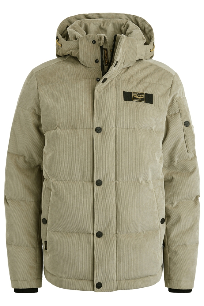 PME legend beige heren jas | Vooraanzicht