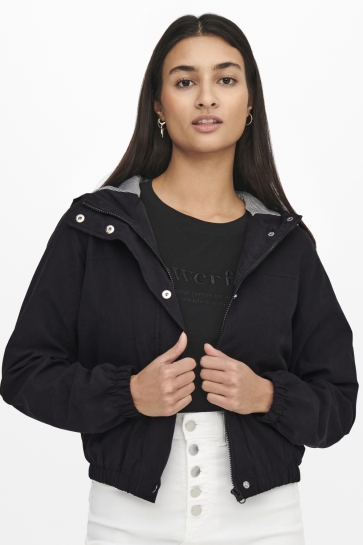 Jacqueline de Yong JDYHAZEN SHINE JACKET OTW YFM NOOS 15236012 Black/WHITE/BLACK