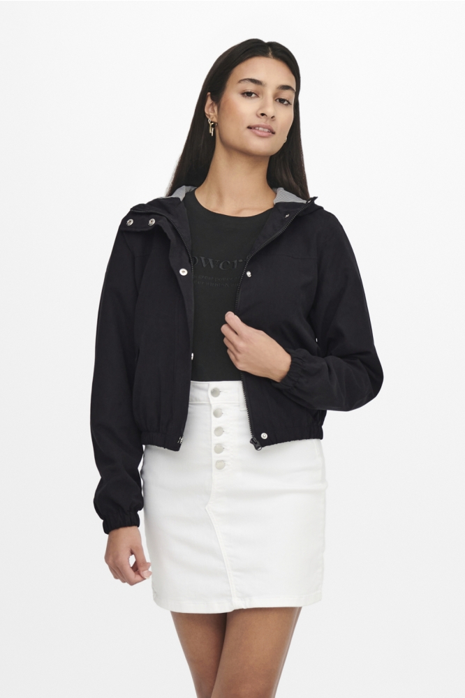 Jacqueline de Yong zwarte dames jas |