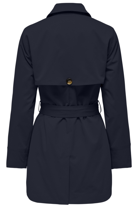 Jacqueline de Yong blauwe dames jas | Achteraanzicht