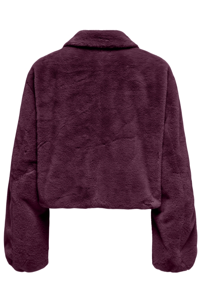 Only bordeaux dames jas | Achteraanzicht
