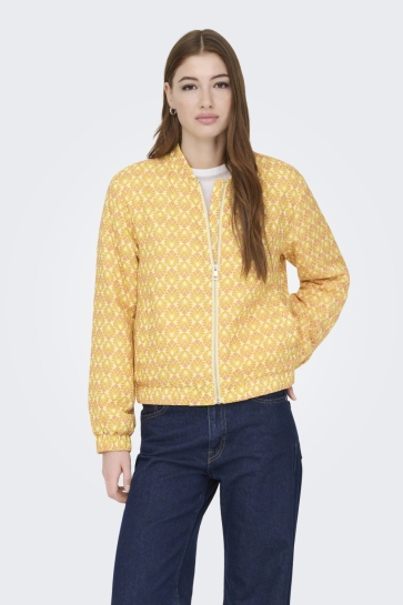 Only onlbiana aop bomber cs otw Geel