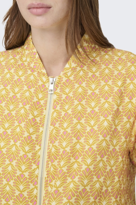 Only gele dames jas | Kleurstaal