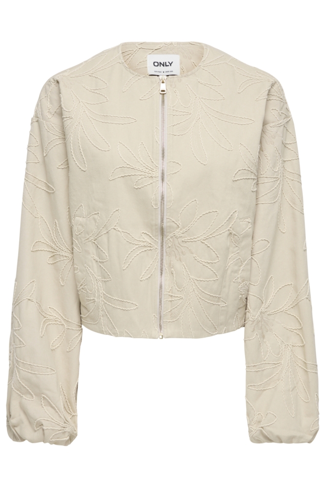 Only beige dames jas | Vooraanzicht