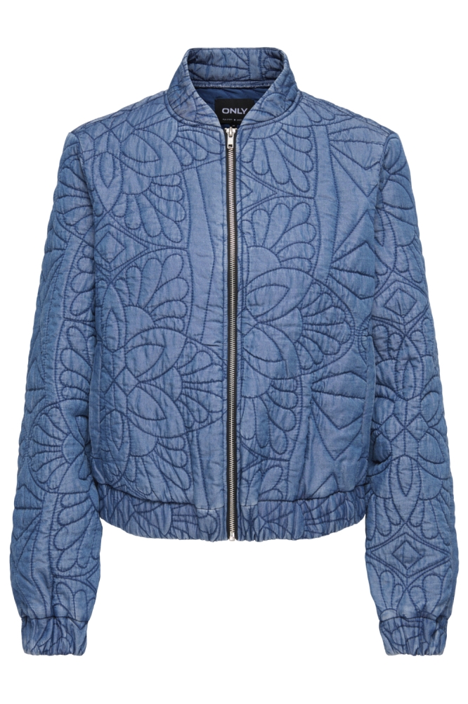 Only blauwe dames vest | Vooraanzicht