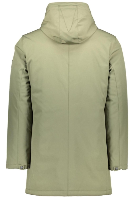 Matinique groene heren jas | Achteraanzicht