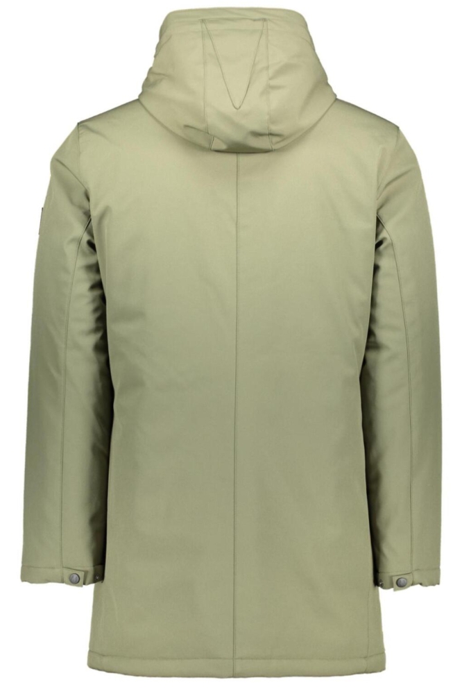 Matinique groene heren jas | Achteraanzicht