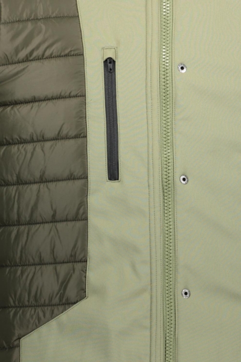 Matinique groene heren jas | Close up