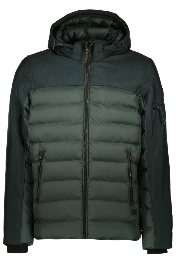 Cars groene heren jas | Vooraanzicht