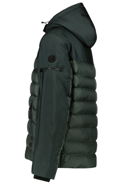 Cars groene heren jas | Zijaanzicht