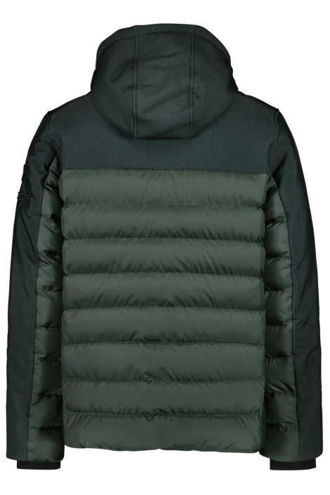 Cars groene heren jas | Achteraanzicht