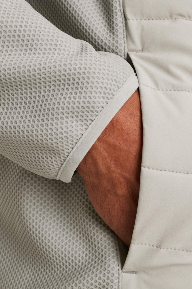 Cast Iron grijze heren jas | Close up