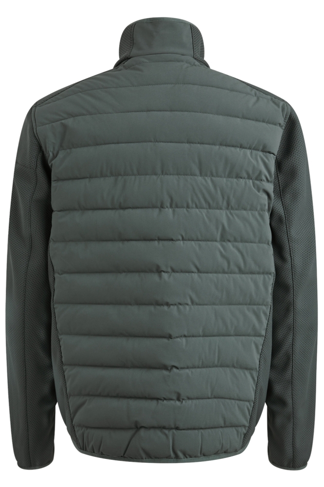 Cast Iron grijze heren jas | Achteraanzicht