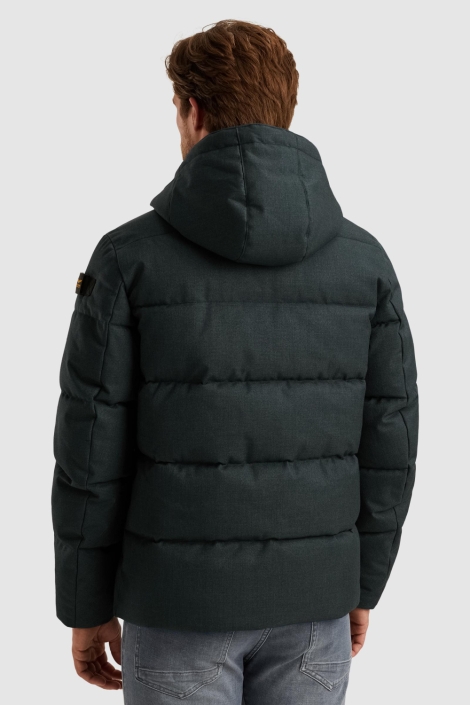 PME legend blauwe heren jas | Model achteraanzicht