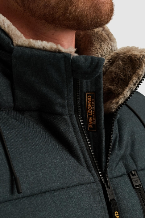 PME legend blauwe heren jas | Close up