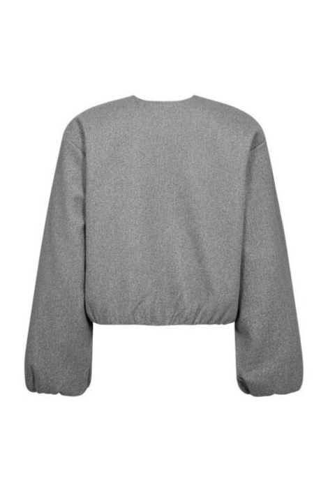 Freequent grijze dames jas | Achteraanzicht