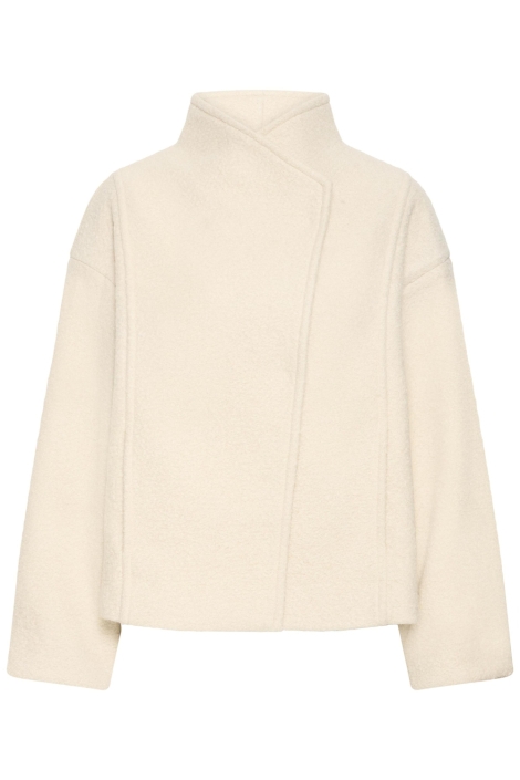 Ichi ecru dames jas | Vooraanzicht